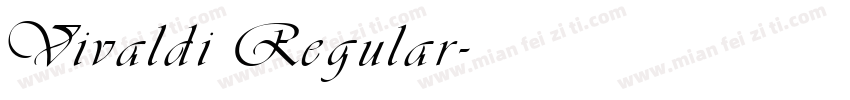 Vivaldi Regular字体转换